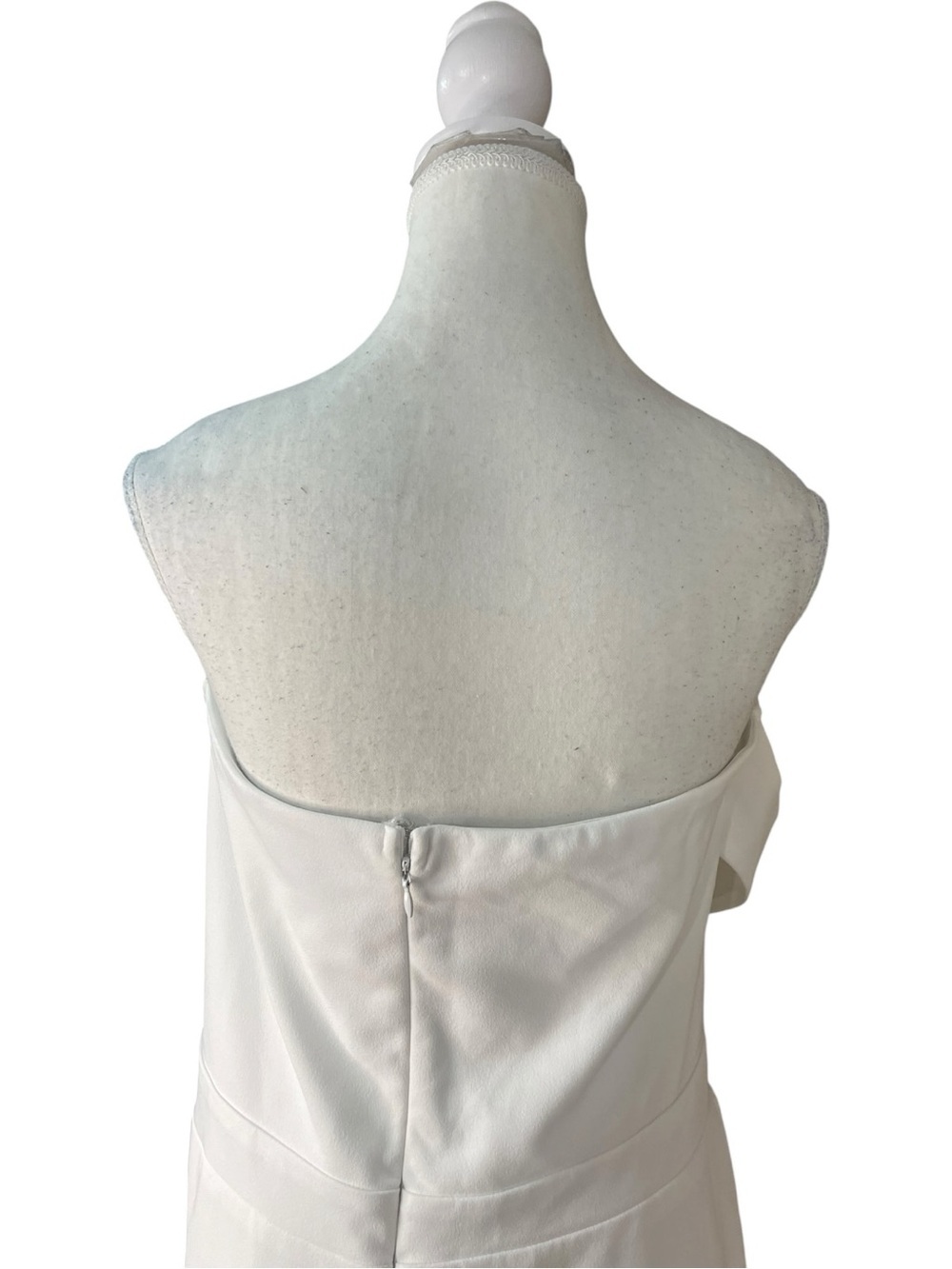 Lulus Surely Stunning Strapless Bustier Jumpsuit White - Picture 8 of 16